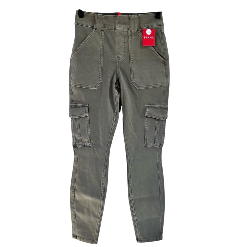 SPANX Desert Dune Stretch Twill Ankle Cargo Pants NEW Small Petite
